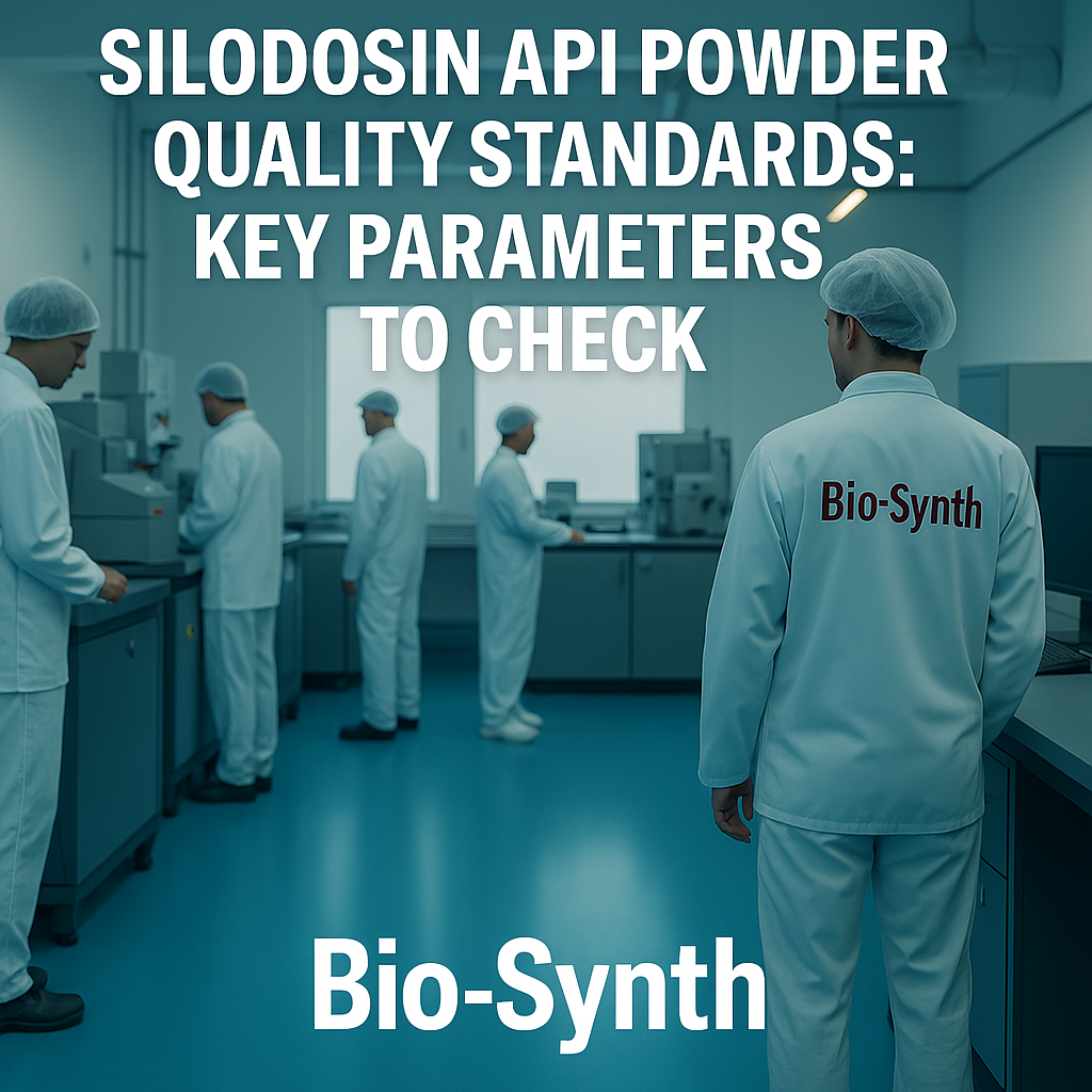 Silodosin API Powder Quality Standards: Key Parameters to Check