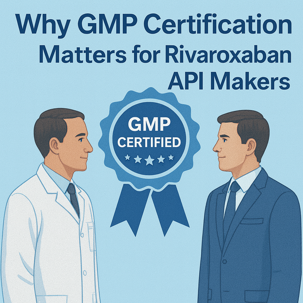 Why GMP Certification Matters for Rivaroxaban API Makers
