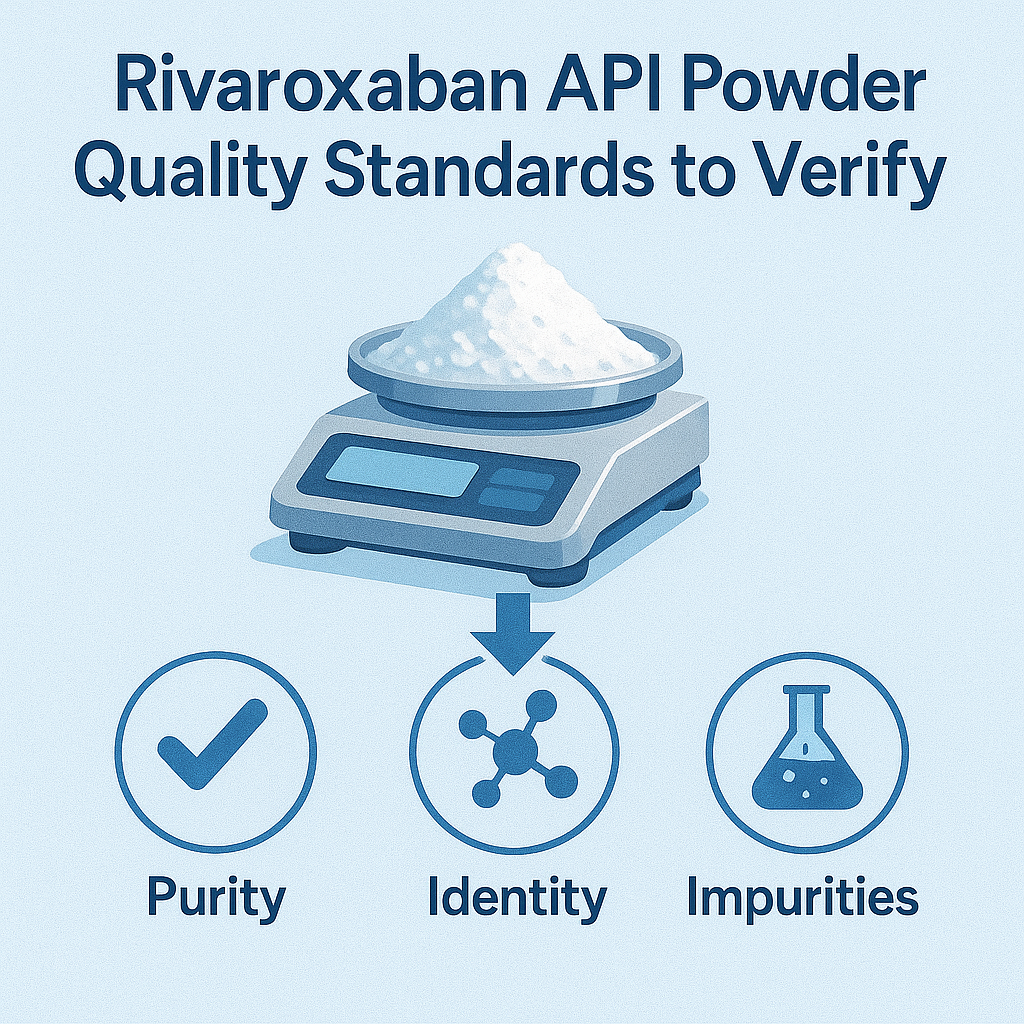 Rivaroxaban API Powder Quality Standards: Key Parameters to Check Before Bulk Purchase