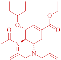Oseltamivir intermediate structure