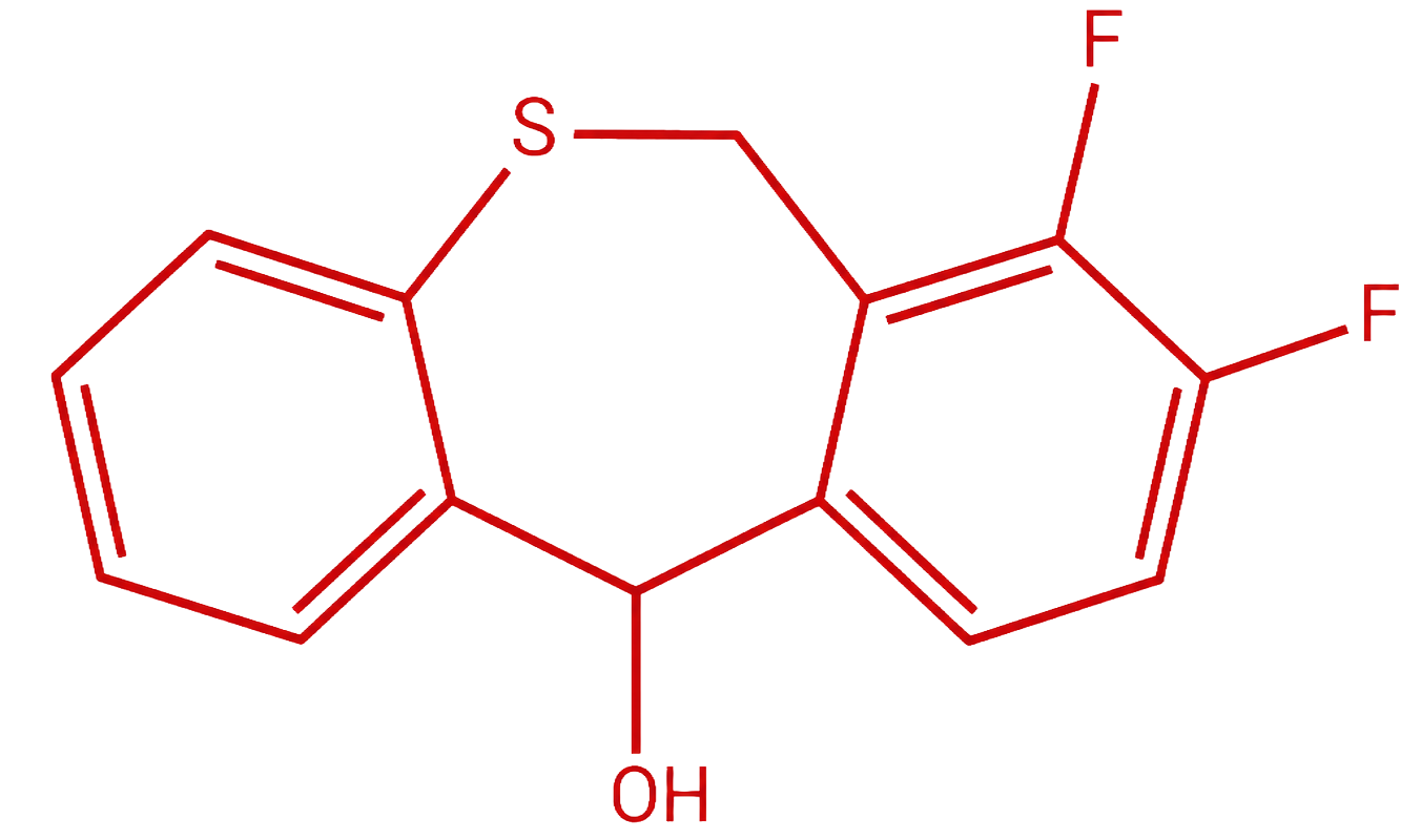 Baloxavir marboxil intermediate structure